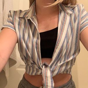 Button up shirt. Super cute